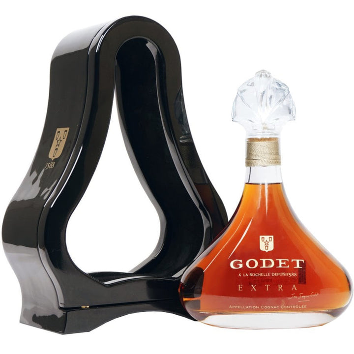 Cognac Godet Carafe Extra Hors d'Age 40% en étui Favorite, 70 cl