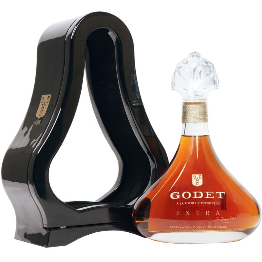 Cognac Godet Carafe Extra Hors d'Age 40% en étui Favorite, 70 cl