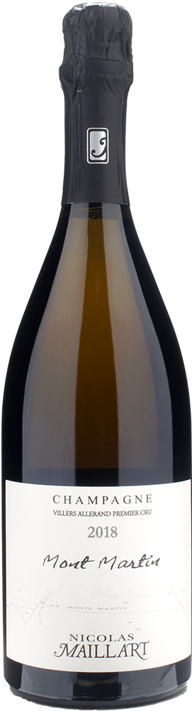 Champagne Nicolas Maillart Mont Martin 1er cru 2018, 75 cl