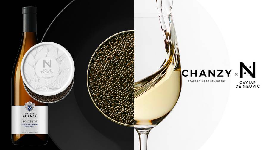 AOC Bouzeron Domaine de Chanzy en accord avec le Caviar de Neuvic