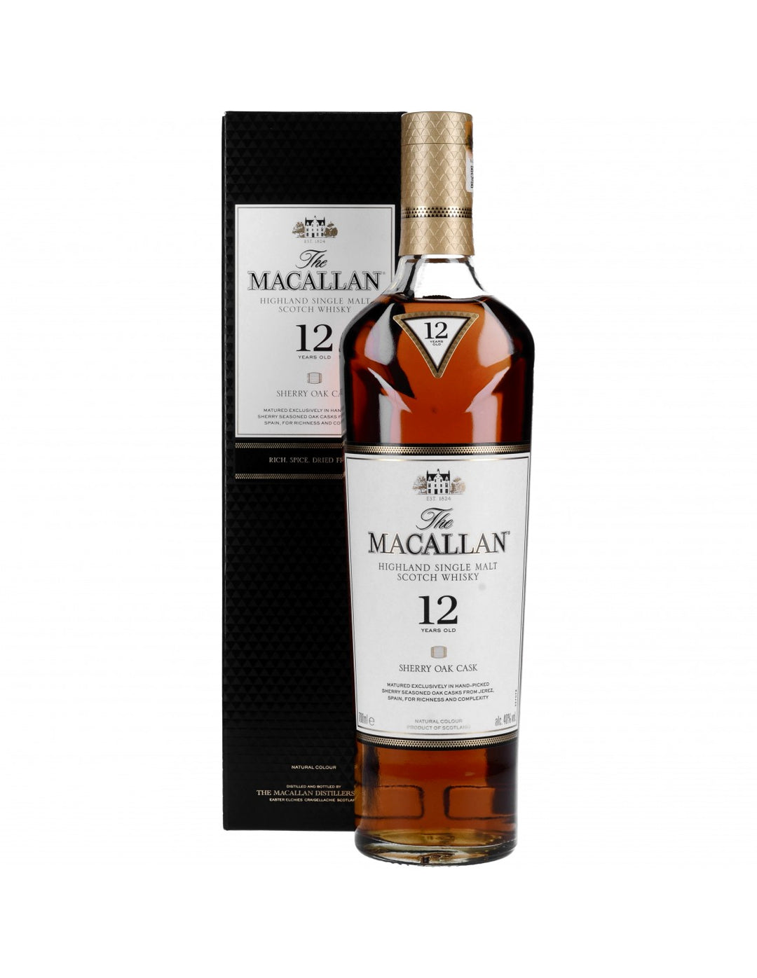 The Macallan 12 ans Sherry Oak Cask 40% vol