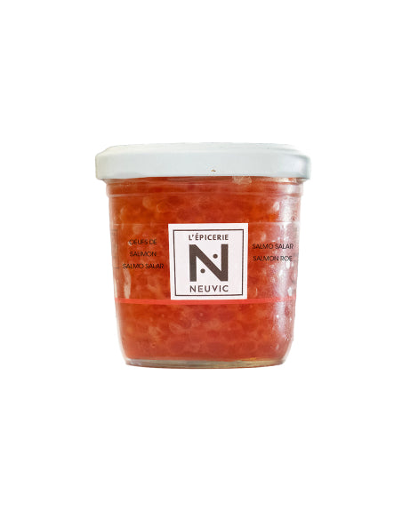 Caviar de Neuvic Oeufs de saumon sauvage Keta du Pacifique, 100 gr