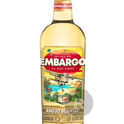 Embargo Anejo Blanco, rhum 70 cl