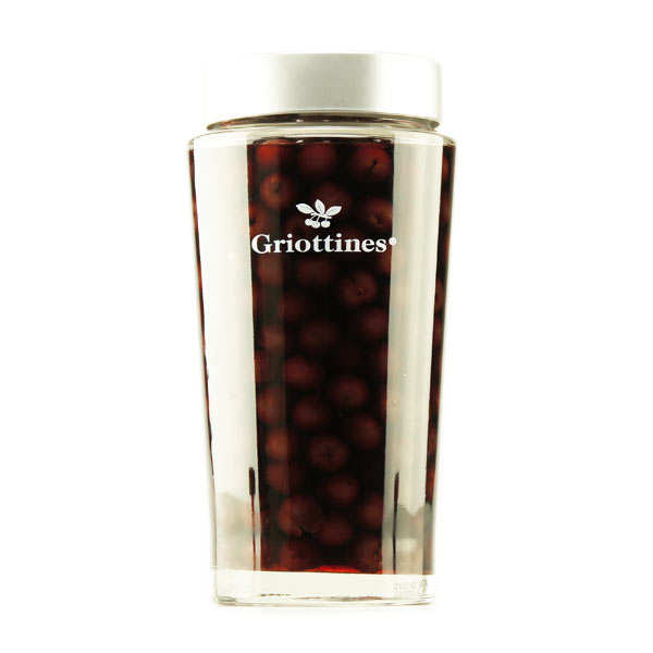 Griottines en bocal conique: griottes à la liqueur de griotte et au kirsch, 15% vol., 100 cl