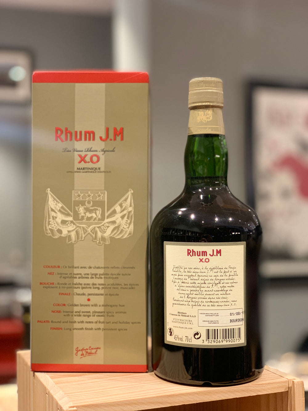 Rhum JM XO Tres Vieux Rhum Agricole