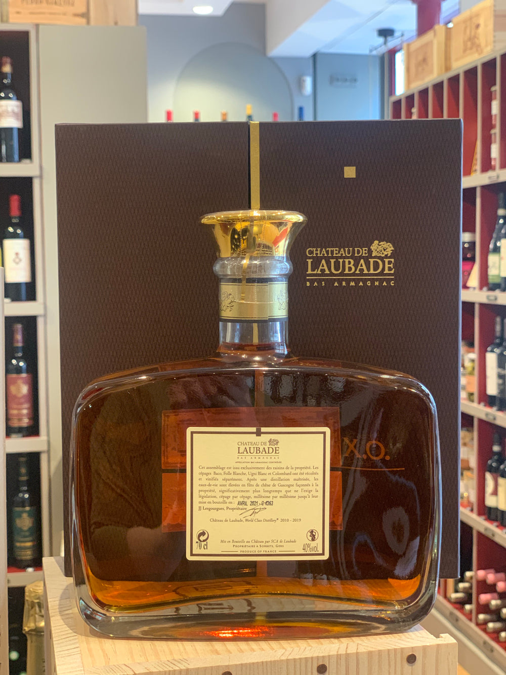 Château de Laubade Carafe Diamant XO Bas Armagnac