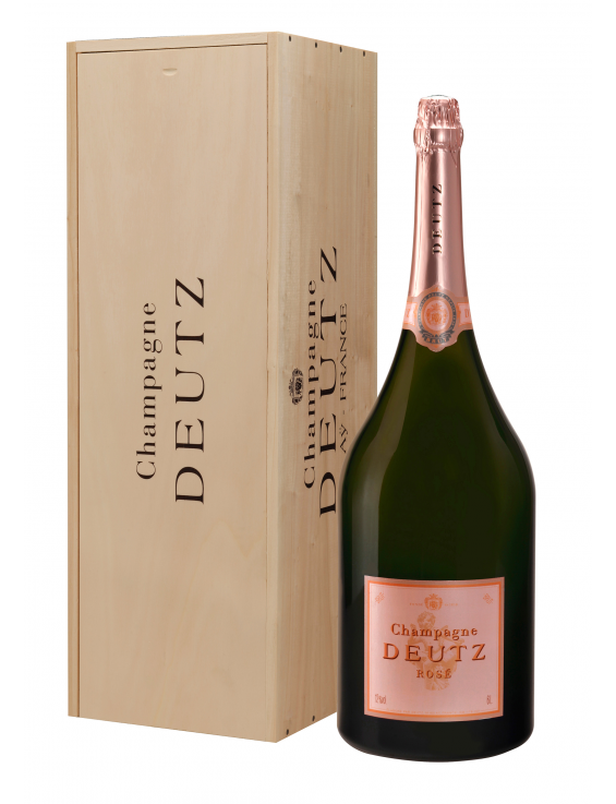 Deutz Brut Rosé Mathusalem en caisse bois, 600 cl