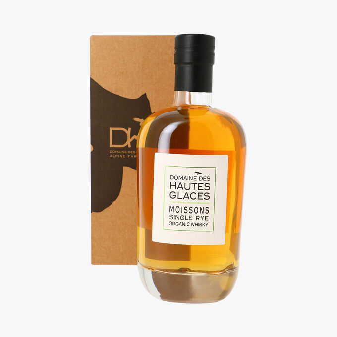 Moissons Single Rye Organic Whisky, 70cl